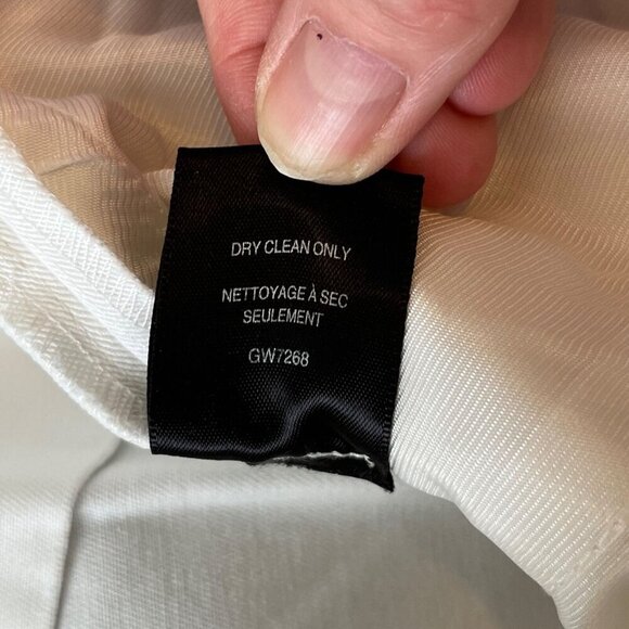 L.A.M.B. by Gwen Stafani White Ankle Zipper Skinny Pant Size 8 - Picture 10 of 10